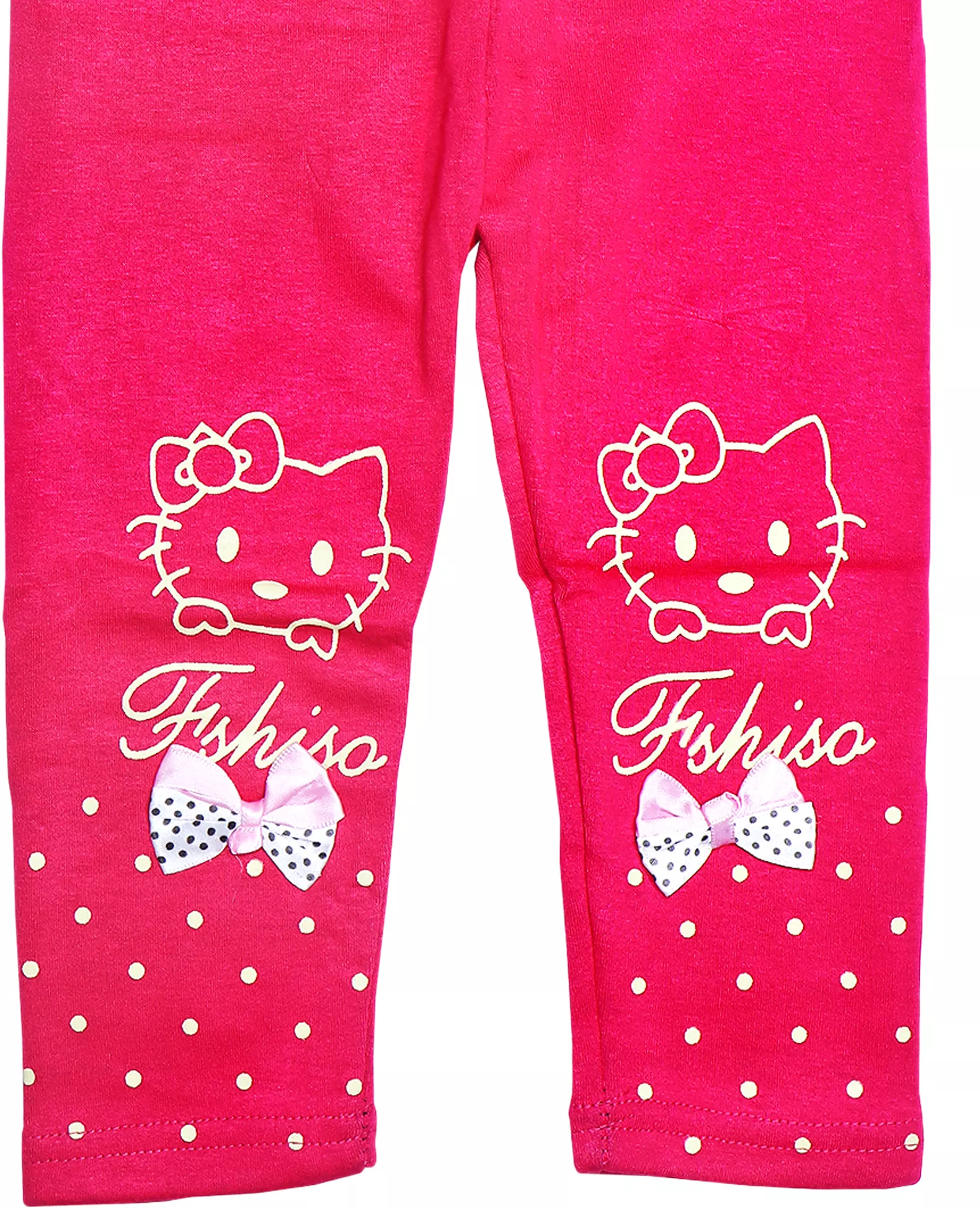 Candy Pink Girls Fleece BANDANA DOG PATTERN Pajama Pants | HONEYPIEKIDS